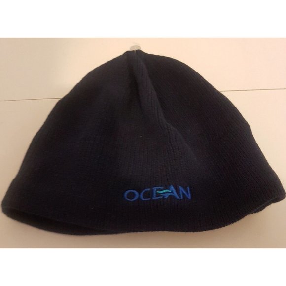 Ocean Beanie Hat Organic Cotton Blue KNP Organics One Size - Picture 4 of 7
